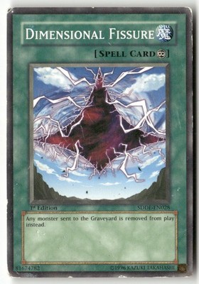 #SDDE-EN028 - Dimensional Fissure - 1st Ed WB1 C Heavily played