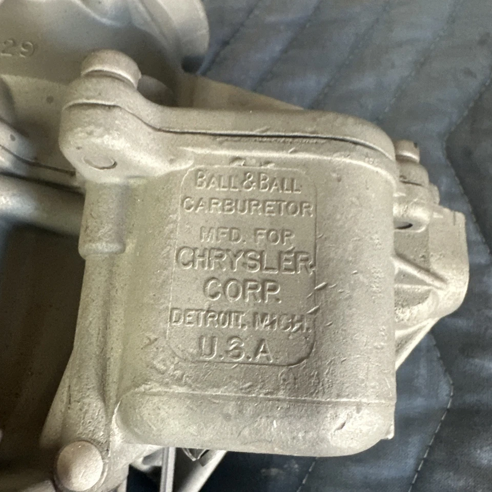 1942—1959 Dodge Truck  Ball and Ball Carb Chrysler 6–429 Sandblasted Oem Parts - Image 2 of 4