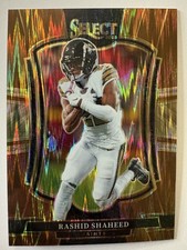 Rashid Shaheed 2025 Select Premier Level Bronze Shock /899 #142