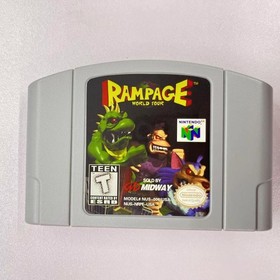 Rampage World Tour - Nintendo 64 (N64) Timeless classic Highly collectible