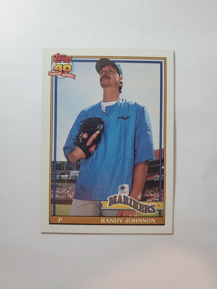 Randy Johnson - 1991 Topps #225 - Seattle Mariners HOF
