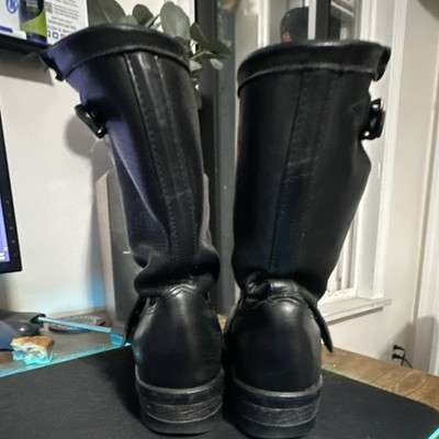 靴 CHIPPEWA 27863 ENGINEER BOOTS BLACK 8E 靴 CHIPPEWA 27863 ENGINEER BOOTS BLACK 8E Vtg CHIPPEWA Men's