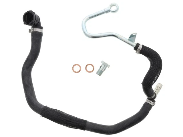 Set of 4 Turbocharger Coolant Hoses for BMW 550i 650i 750i 650i GC 650i xDrive - Image 4 of 4