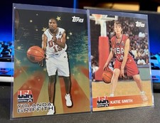 2000 Topps Team USA Basketball Yolanda Griffith GOLD & Katie Smith - Throwback