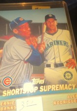 2001 Topps - Combos Alex Rodriguez, Ernie Banks #TC6