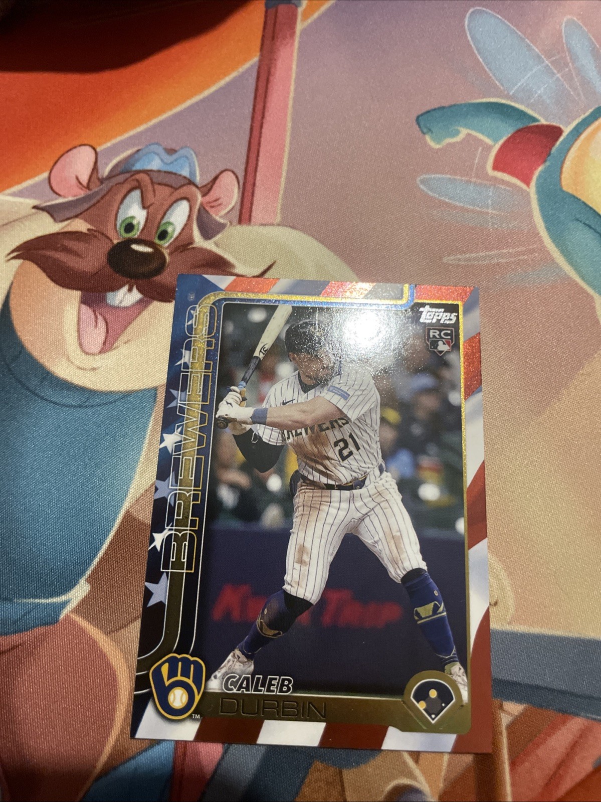 2025 Topps Update - Caleb Durbin RC US170 - Independence Day Parallel #’d 71/76