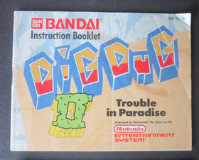 lot x5 NINTENDO NES GAME INSTRUCTION ONLY Dig Dug II Mario Ghostbusters Hunt