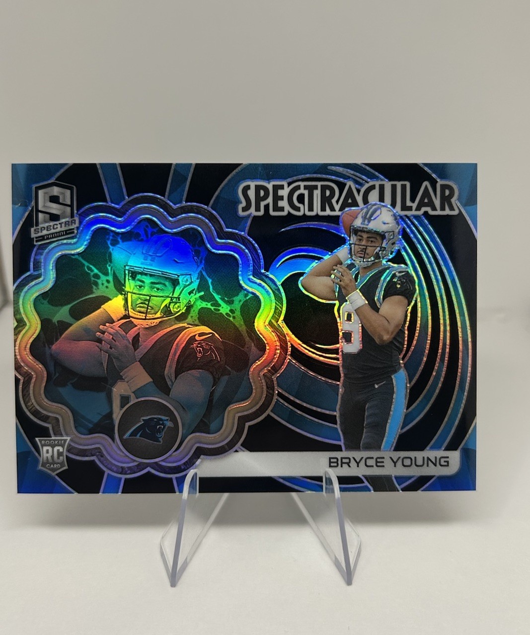 Panini 2023 Spectra Bryce Young RC Spectracular #S-BY 98/99 Panthers 🖤