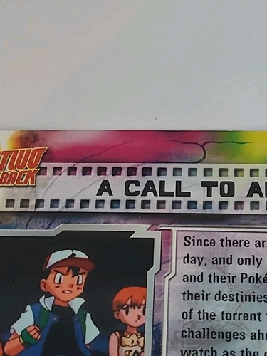 Topps Pokemon 1999 edición de película #16 A Call To Arms lámina plateada logotipo azul - Imagen 12 de 17