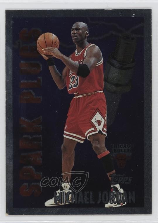 1995-96 Topps Spark Plugs Michael Jordan #SP2 HOF 0b9q