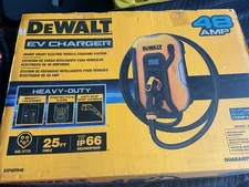 DEWALT Wall Mounted Electric Vehicle EV Charger up to 48 Amps