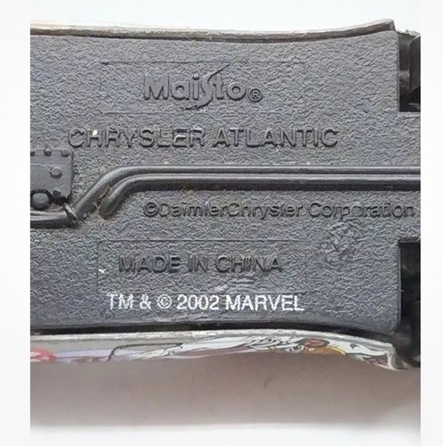 Maisto Marvel Storm Chrysler Atlantic Diecast Auto Maßstab 1:64 2002 - Bild 6 von 6