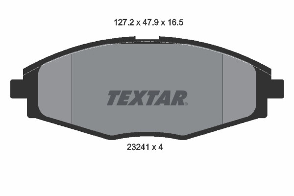 Bremsscheiben-BremsbeläGe-Kit Textar 2324102 Chevrolet 01110040240-image