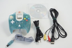 Dreamcast SEGA DC HELLO KITTY BLUE Console HKT-3000 Tested System -NTSC-J- 40676