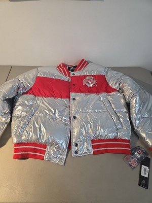 Ohio State Buckeyes Jacket G-III 4her by Carl Banks Women's Large Button NEW