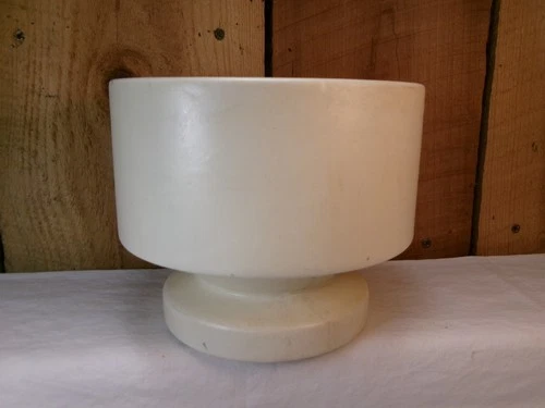Vintage 1960's Haeger USA 43 Pottery Round Pedestal Bowl Planter