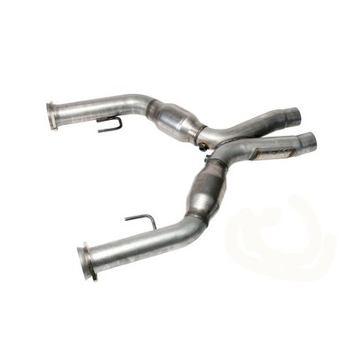 BBK Performance Parts Shorty X-Pipe Mid-Pipe with High-Flow Catalytic