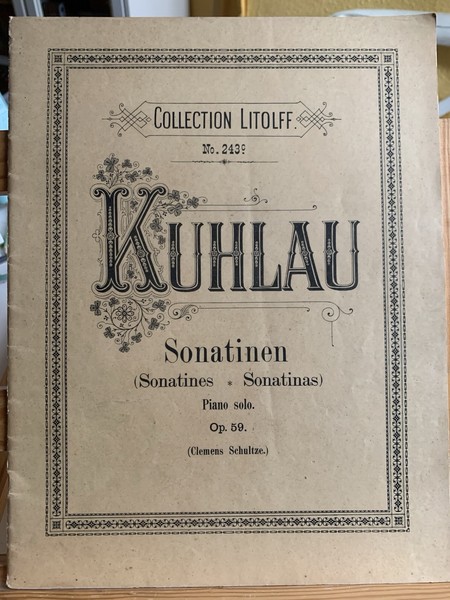 Kuhlau. Sonatinas para Piano Solo Op. 59 — Sheet Music
