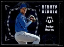 2021 Panini Mosaic Baseball Debuts Blue #PD8 Brailyn Marquez Rookie RC