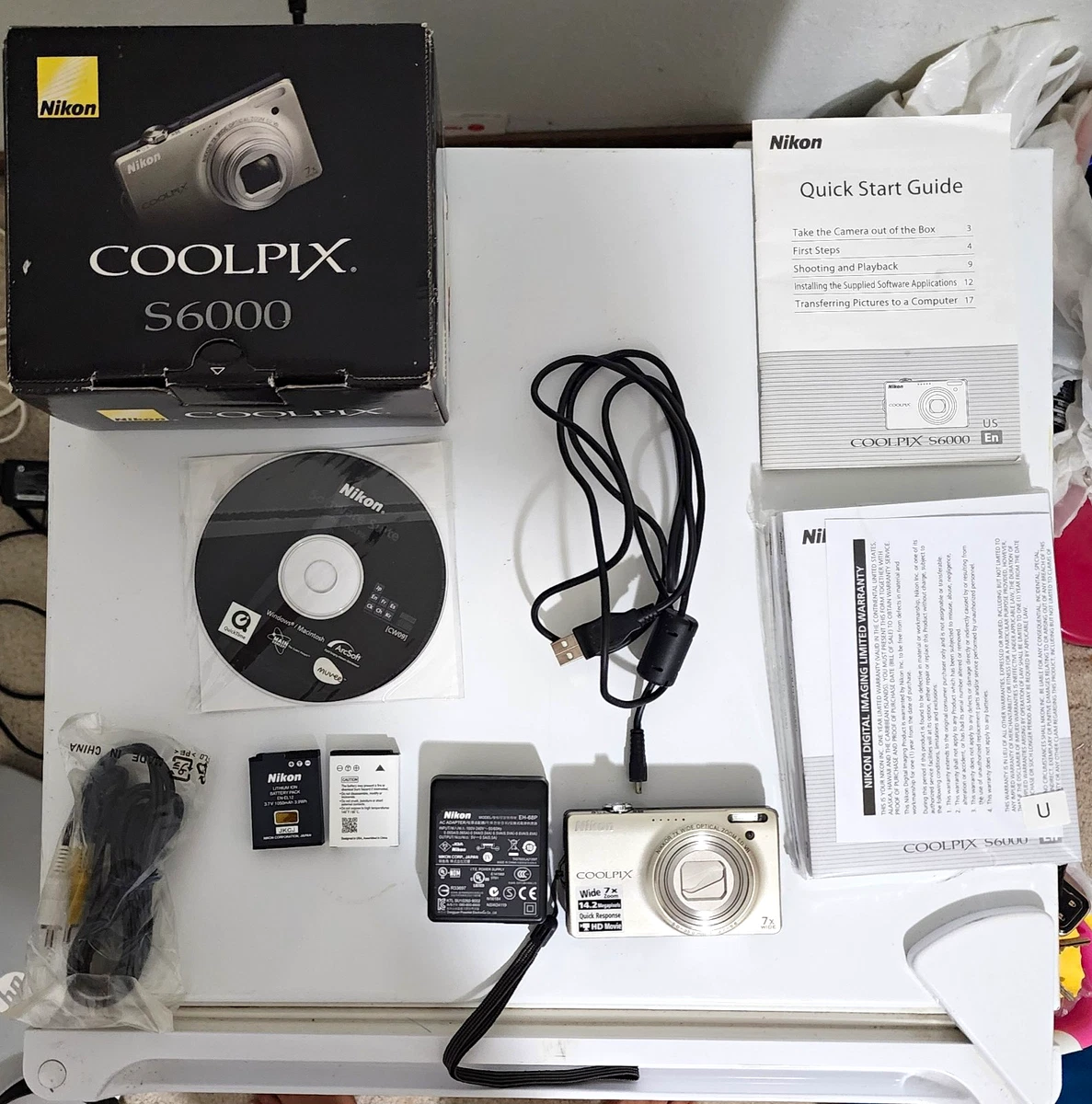 Nikon COOLPIX Nikon Coolpix S6000 Digital Cameras for sale | eBay
