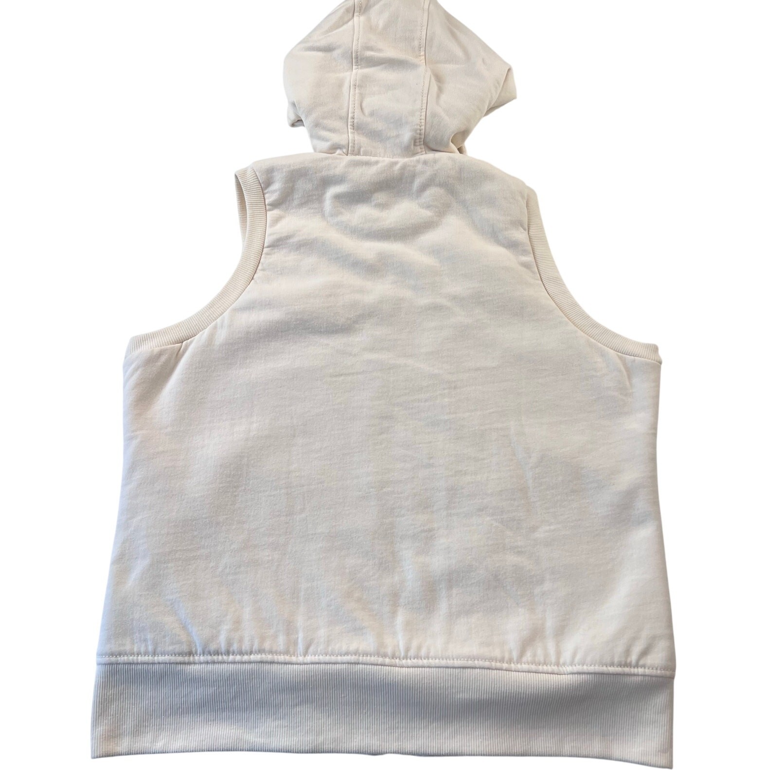 Carhartt Sherpa Lined Cream white ZipUp Vest women’s size Large 12/14