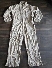 Carhartt flame-resistant long-sleeve utility coveralls Men Size Large Short