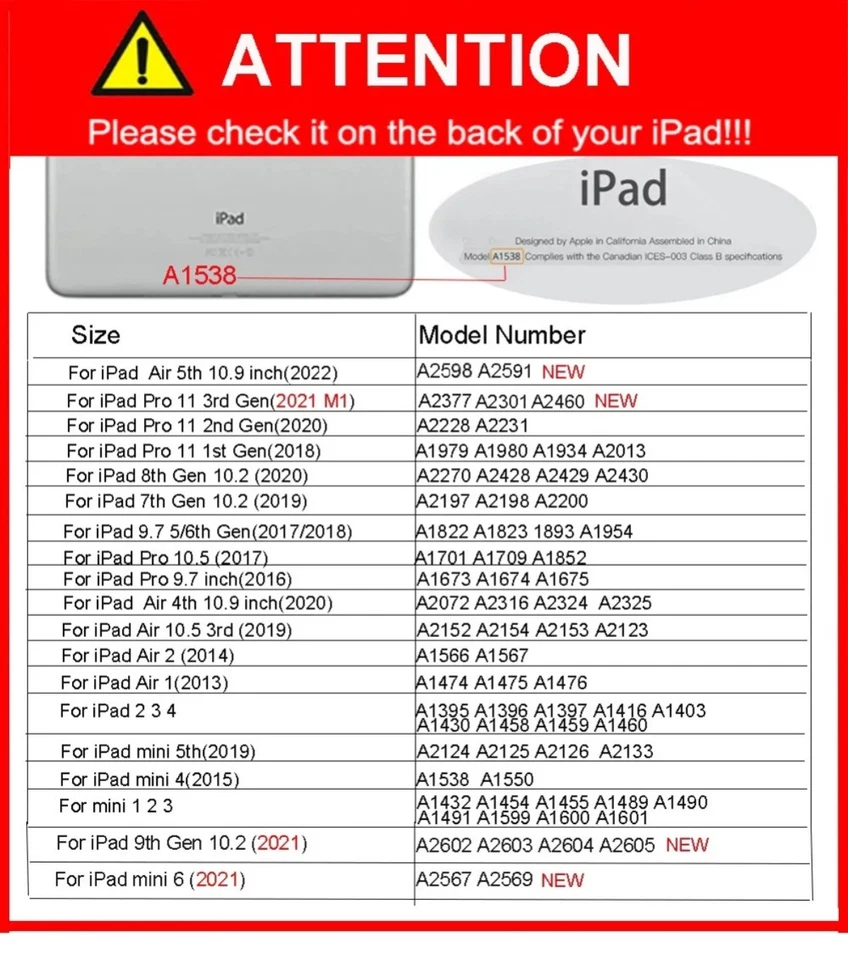 For iPad (A16) 11th Gen 11" / 10th Gen 10.9" Heavy Duty Rugged Case Stand Cover - Image 2 of 4