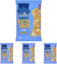 Plain Poppadoms 75G (Pack of 4)
