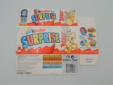 Kinder Surprise Boite Vide Astérix 50 Ans - Ferrero Kinder