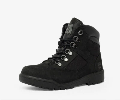 TIMBERLAND PRESCHOOL BLACK 6” FIELD BOOT KIDS BOYS WARM 44790 PS