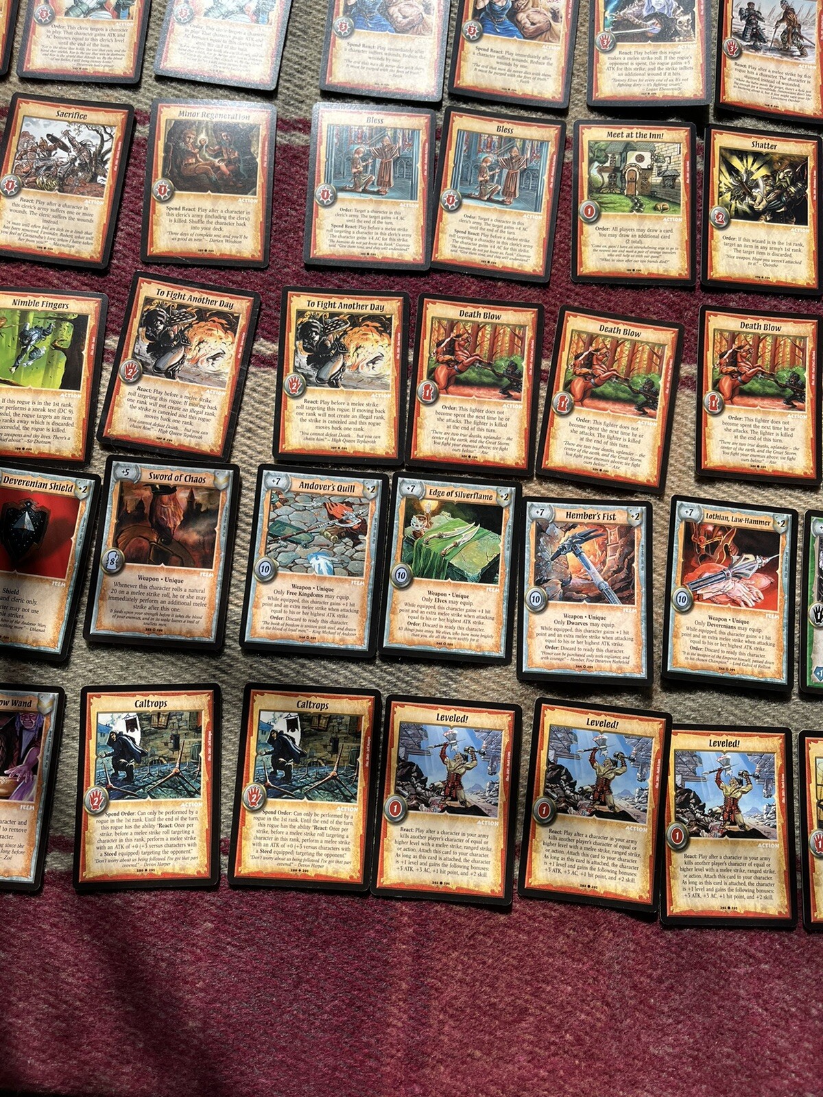 Warlord CCG Card Lot. Saga Of The Storm eBay