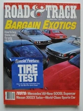 ROAD and TRACK December 1989 Mercedes 500SL Nissan 300ZX Porsche
