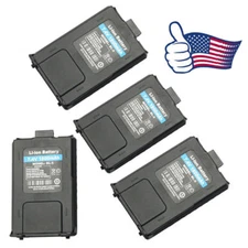 4Pack Orig. 1800mAh Battery for Baofeng UV-5R UV-5R Plus 5RA Two-way Radio USA