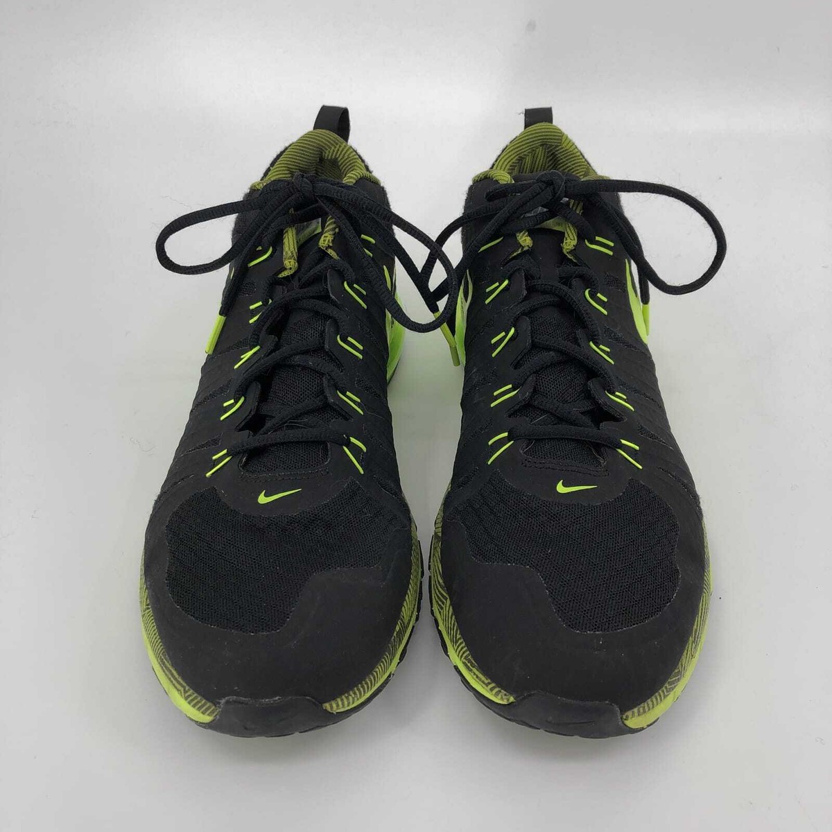Nike Black-Green Athletic Shoes | Classic Lace-Up Style Nike Black Green Lace Up Athletic Sneakers | Men main image 3