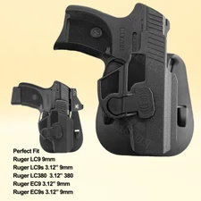 LC9 Holster OWB Fits Ruger LC9 Ruger LC9s Ruger LC380 Ruger EC9s EC9 Holster