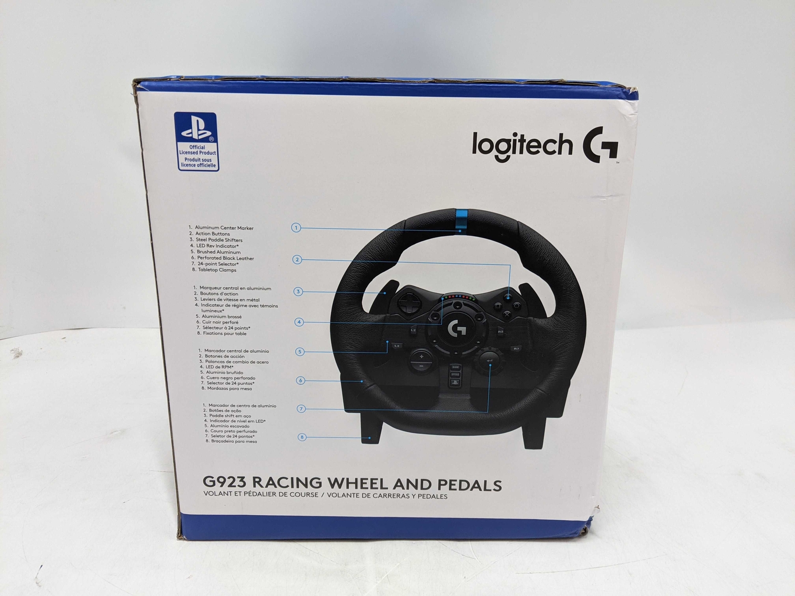 Logitech G923 Racing Wheel with Pedal for Sony PS4 PS5 Falak Tayyeb