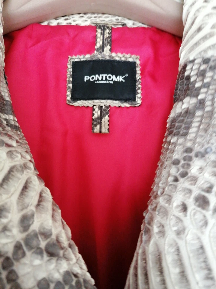 PONTO MK Python Lederjacke Gr. S NEU! Hoher NP! - Bild 2 von 4