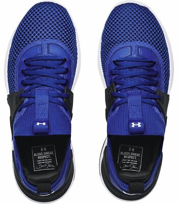 Under Armour Project Rock 4 Mens Training Shoes Royal Blue Brahma Bull‎ Size 9 Under Armour Project Rock BSR 4 Black BLUE Men Cross  main image 2