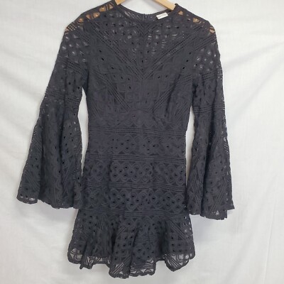 chinese dress ladies Mandalay High Neck Long Sleeve Waistband Dress Black