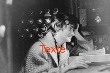 Francoise Sagan theatre 1964 silver print nbl