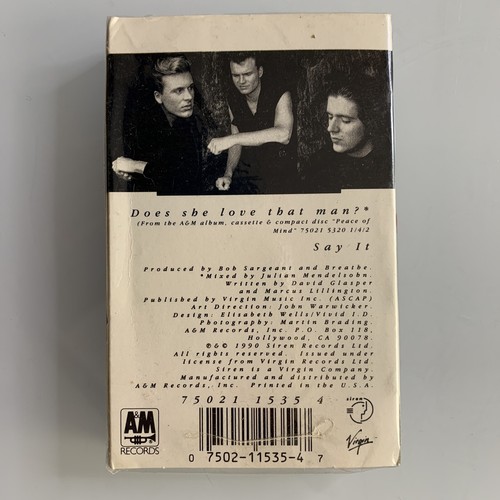Breathe David Glasper Does She Love That Man (Cassette) Single New - Picture 2 of 2