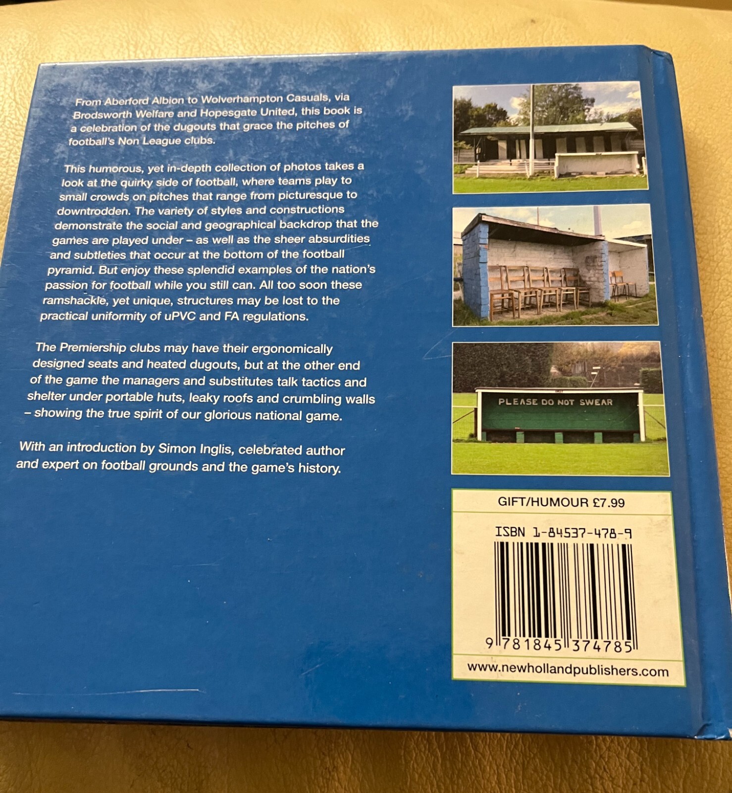 DUGOUTS David Bauckham Hardback Square Football Book eBay