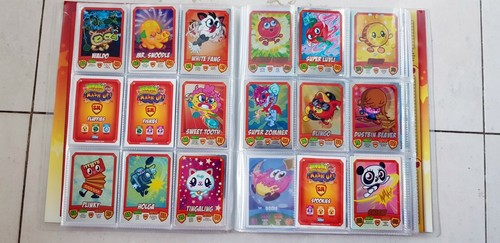Moshi Monsters SM Topps Card Binder around 350 Cards Rainbow Mirror - Zdjęcie 3 z 12