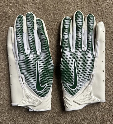 Sauce Gardner Nike Vapor Jet PE Game Worn Gloves Custom Jets