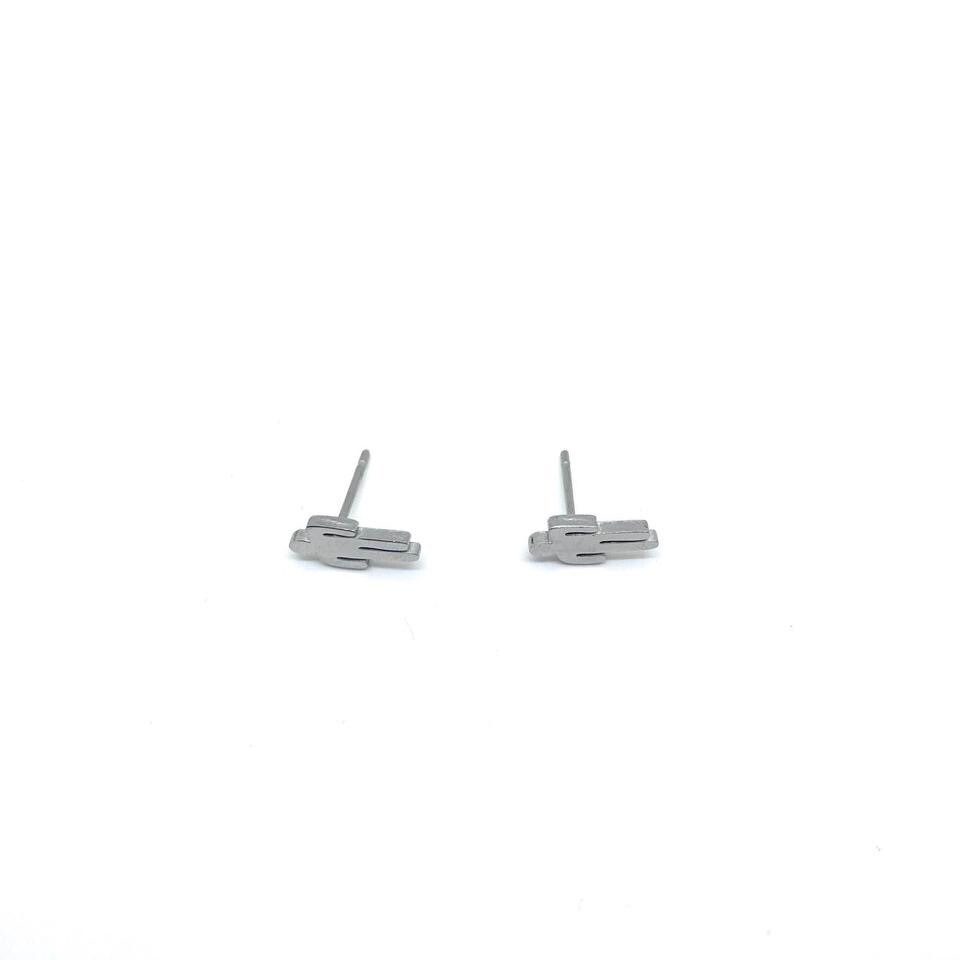 GLAMPTRIP Tiny Billie Eilish Blohsh Stainless Steel Earrings