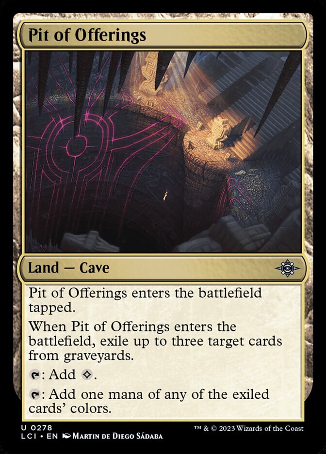 Pit of Offerings The Lost Caverns of Ixalan Regular for sale online | eBay Pit of Offerings The Lost Caverns of Ixalan Regular for sale online | eBay