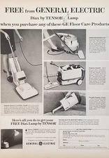 1969 General Electric GE Floor Care Products Appliances Print Ad