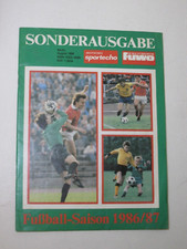 DDR Zeitschrift - FuWo / Deutsches Sportecho - Sonderausgabe DDR Saison 1986/87