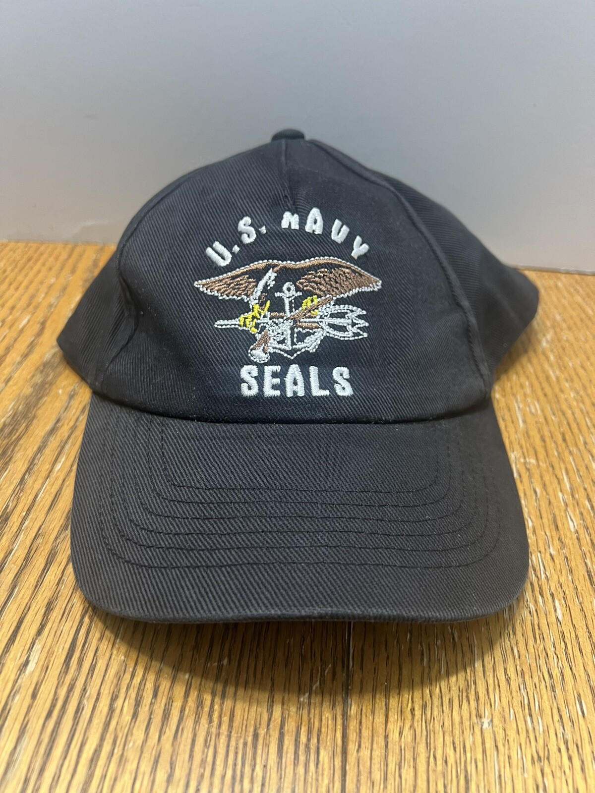 US Navy Seals Embroidered Baseball Cap Hat Adjustable Anchor Black Capking