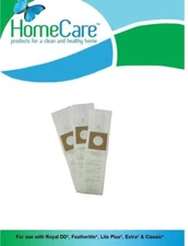 Home Care Dirt Devil Type D, Upright Vacuum Bags 6 Pack